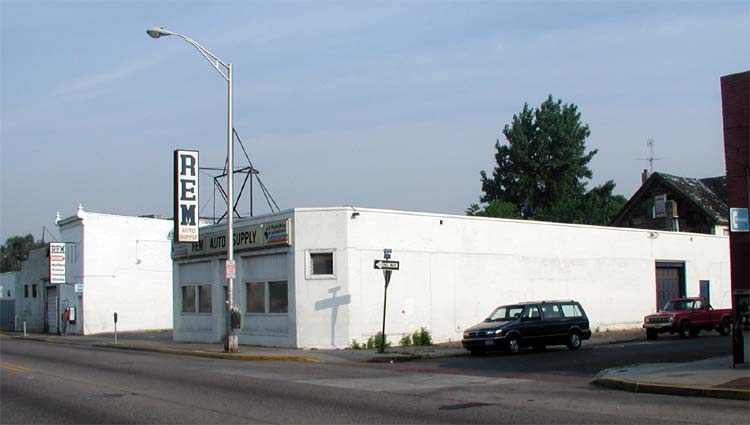 2115 Federal Street, former Camden Nash and Needles Packard, now REM Auto Parts, 2002