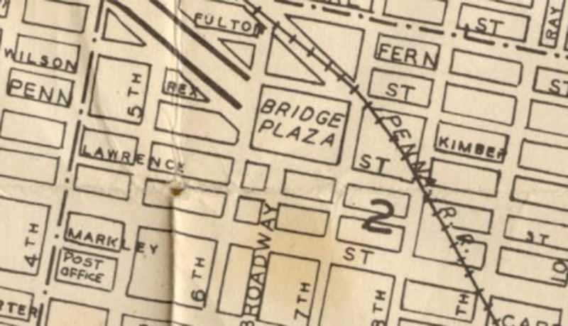 Rex Place — Map Published in 1946