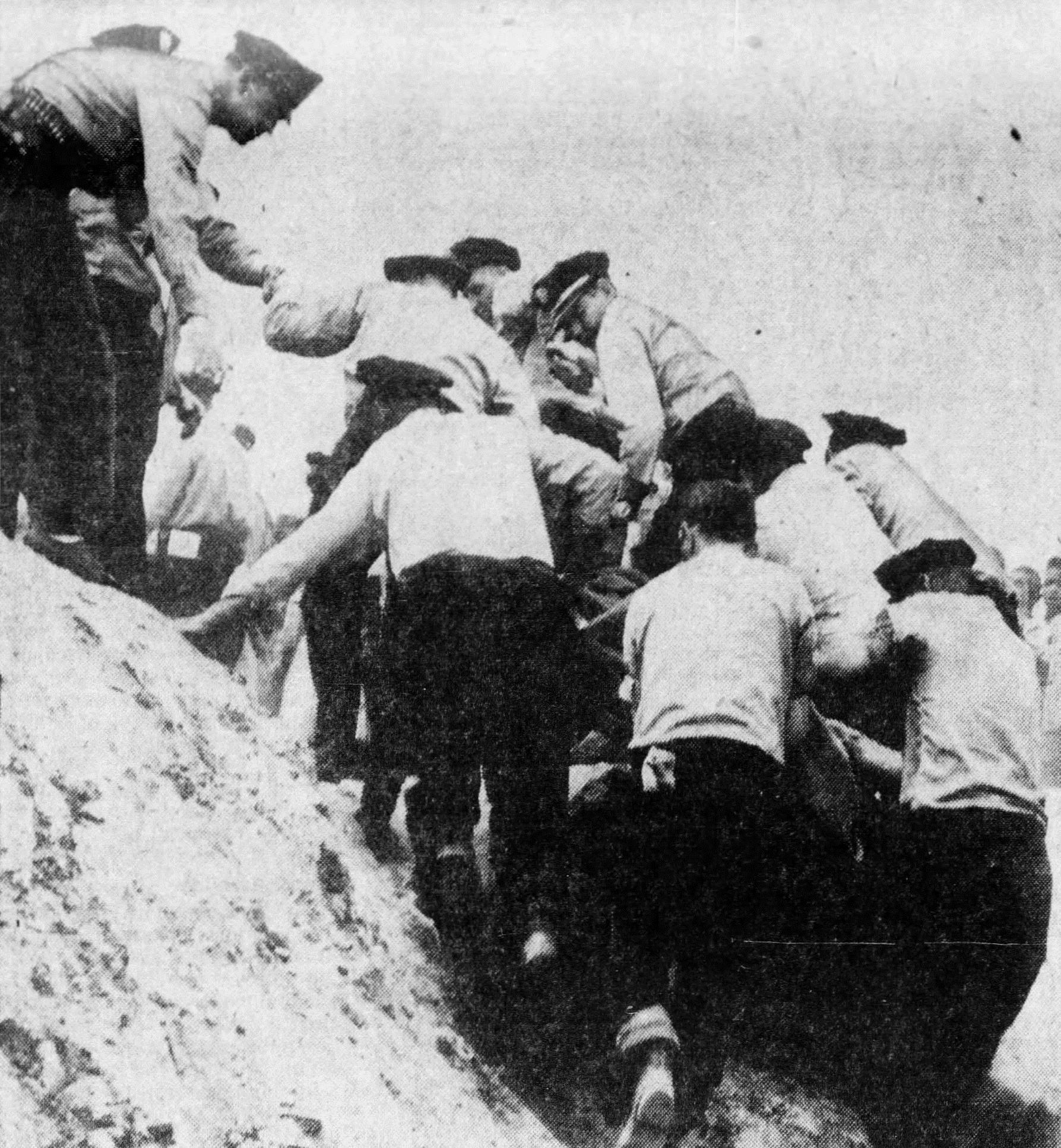 Camden Courier-Post June 9, 1950 — rescue efforts at Cooper River