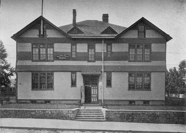 Benjamin C. Beideman School, Northwest Corner of River Avenue & North 28th Street, circa 1906