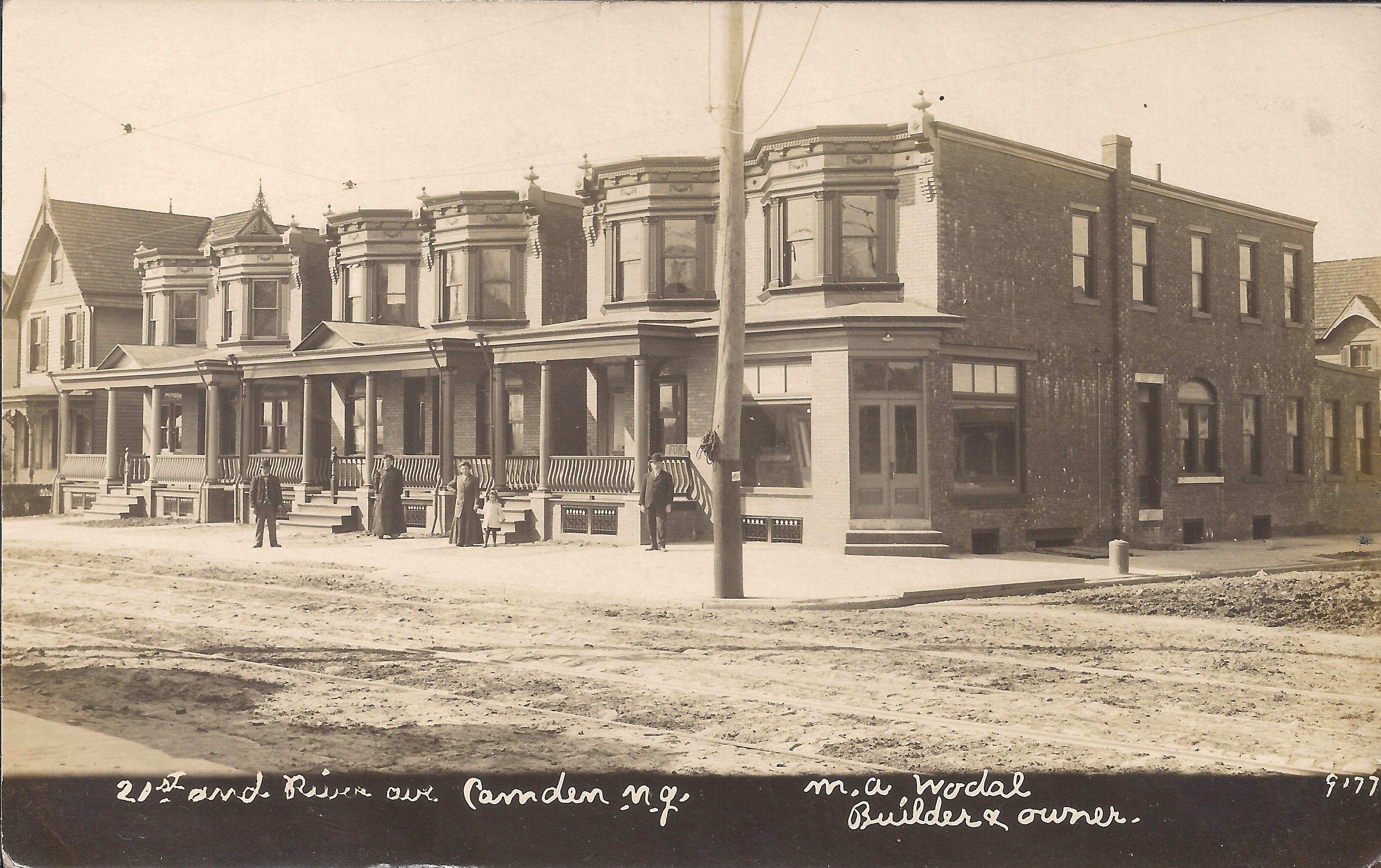 21st Street and River Road, Camden NJ, from about 1910