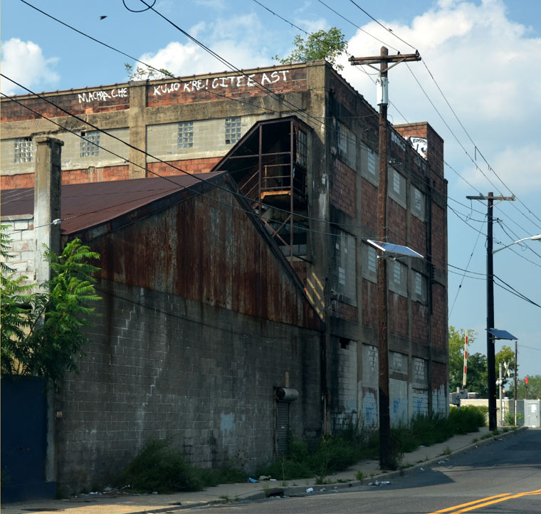 Southwest Corner of River Avenue at Railroad Tracks, August 20, 2011