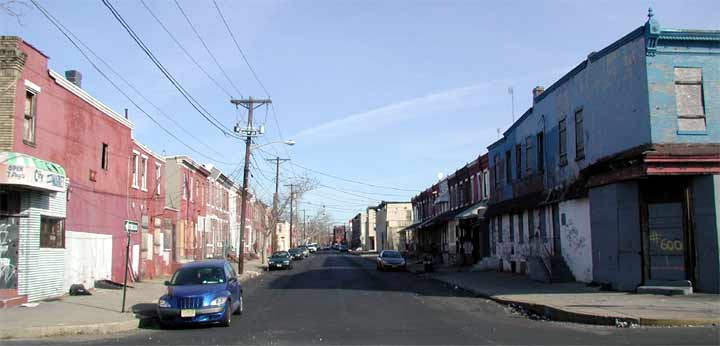 Intersection of South 3rd Street & Royden Street Looking East from South 3rd Street - February 22, 2004