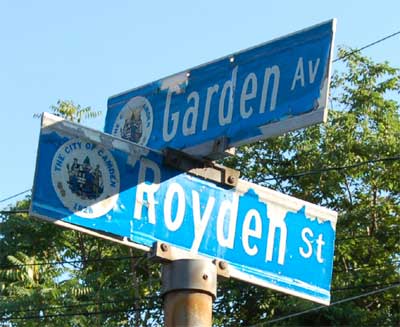 Royden Street from Garden Avenue — July 7, 2006
