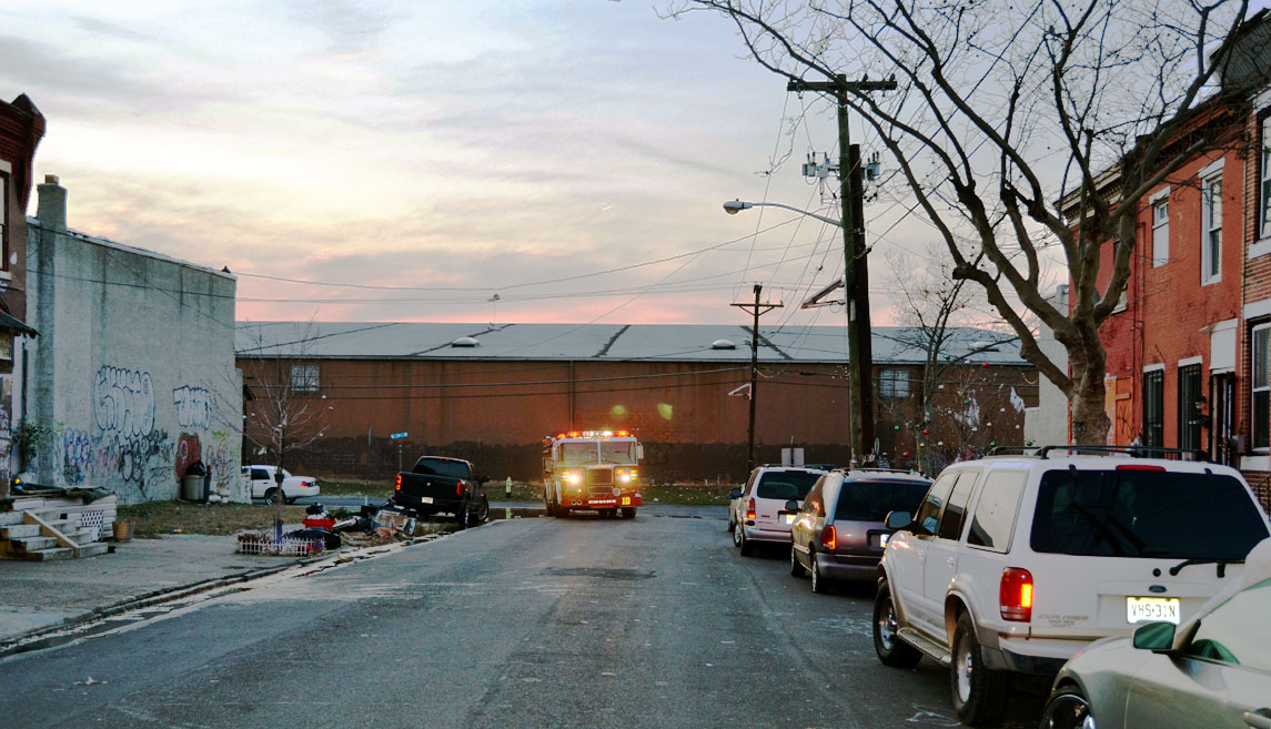 Intersection of South 3rd and Royden Streets — January 5, 2012