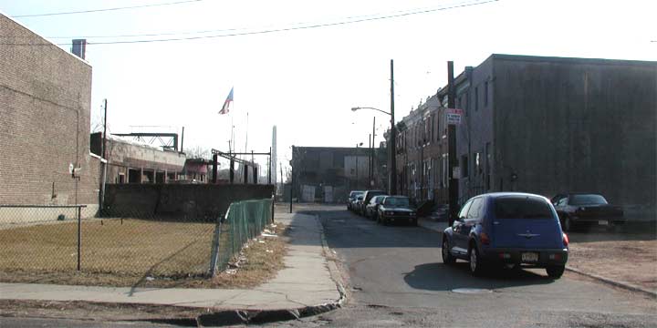 Salem Street looking south from Ferry Avenue, February 20, 2004