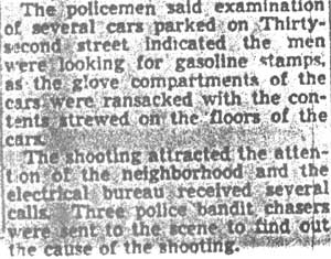 Gas Stamp Thieves Flee Police Shots (continued) — Camden Courier-Post, June 28, 1944