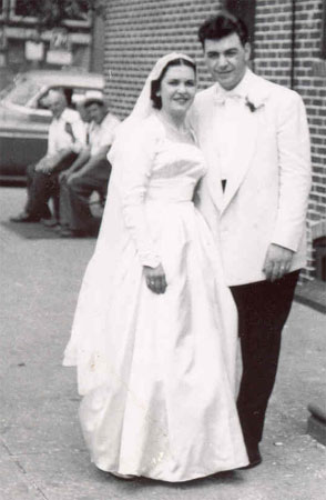 The wedding of Frank Albanese and Anna Sciamanna, June 3, 1952