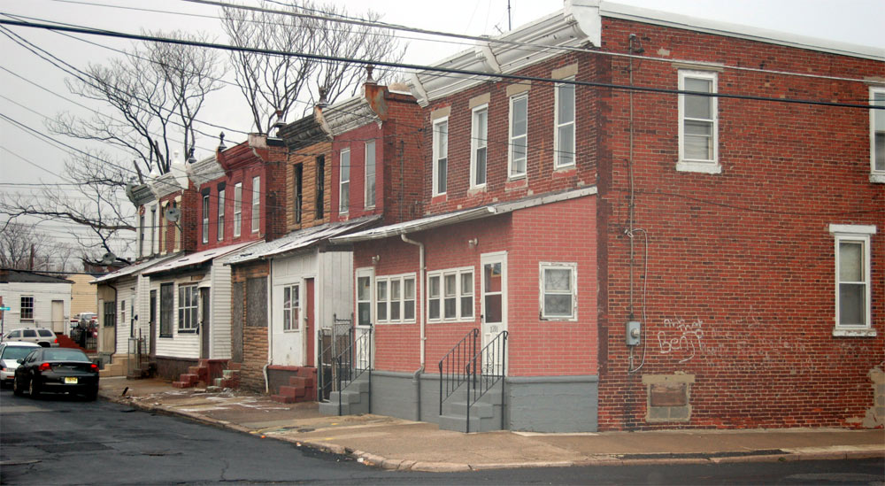 Sewell Street as seen from Morse Street, February 8, 2008