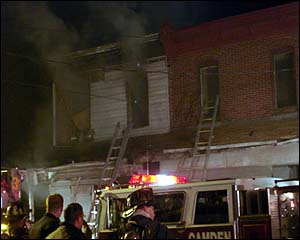 Fire at 2413 Sherman Avenue, November 4, 2006