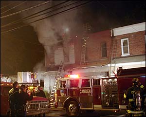 Fire at 2413 Sherman Avenue, November 4, 2006