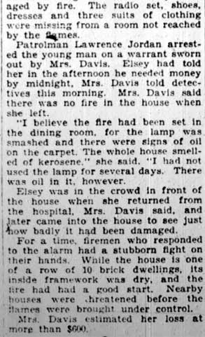 Man Held for Arson to Conceal Robbery — 712 and 716 Silver Street, 1928 (page 2)