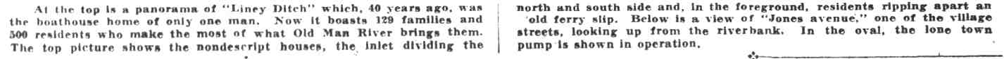 Sub-headline: Lone Pump Supplies 500 With Water, 1932