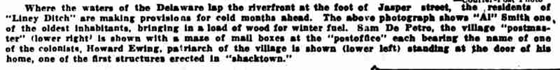 Sub-headline: Camden's Unique Community on River Front at Jasper Street