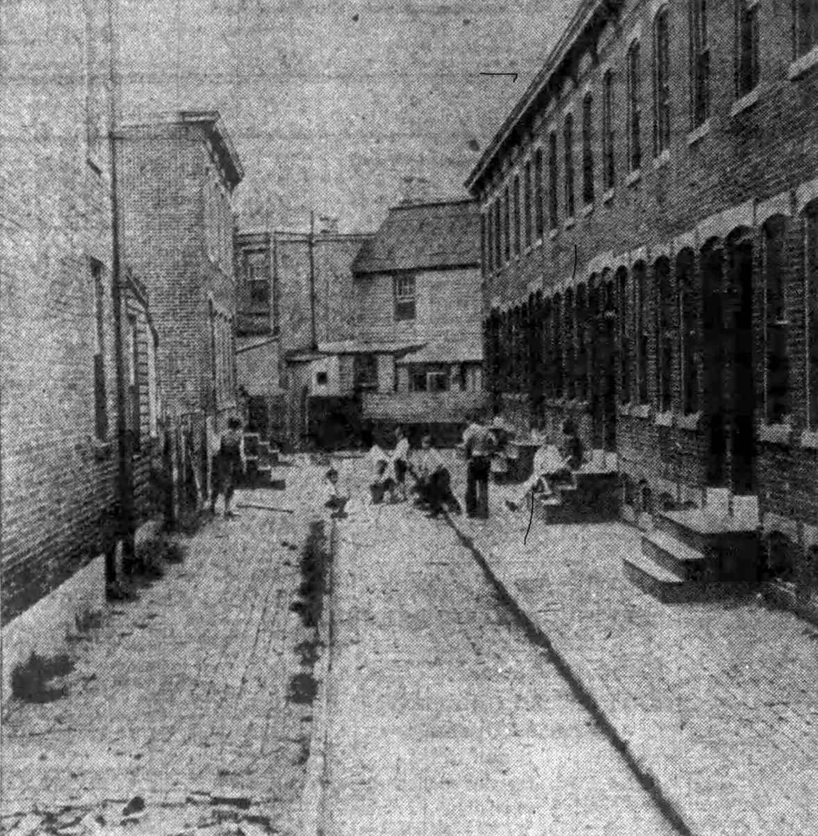 Girard Place, a secluded court in South Camden off St. John Street