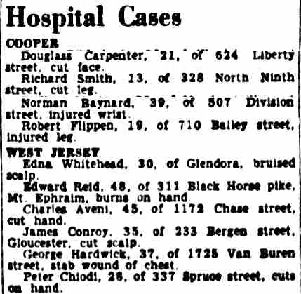 507 Division Street — Norman Baynard & Family, Camden Courier-Post, November 27, 1950