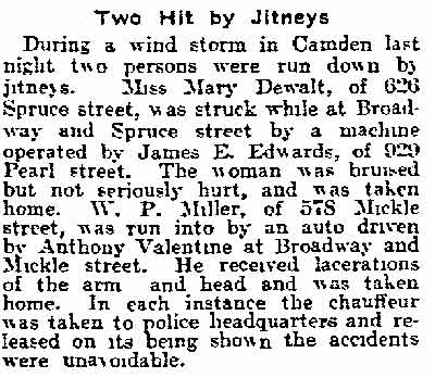 578 Mickle Street — W.P. Miller 1915, Philadelphia Inquirer, April 28, 1915