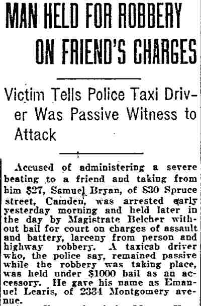 830 Spruce Street — Philadelphia Inquirer, May 29, 1922