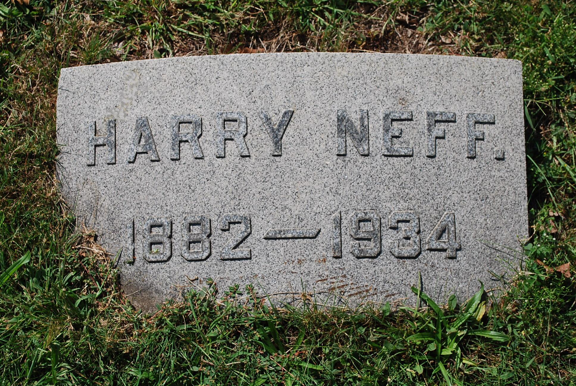 1014 Spruce Street — Harry Neff & Family, 1919–1934