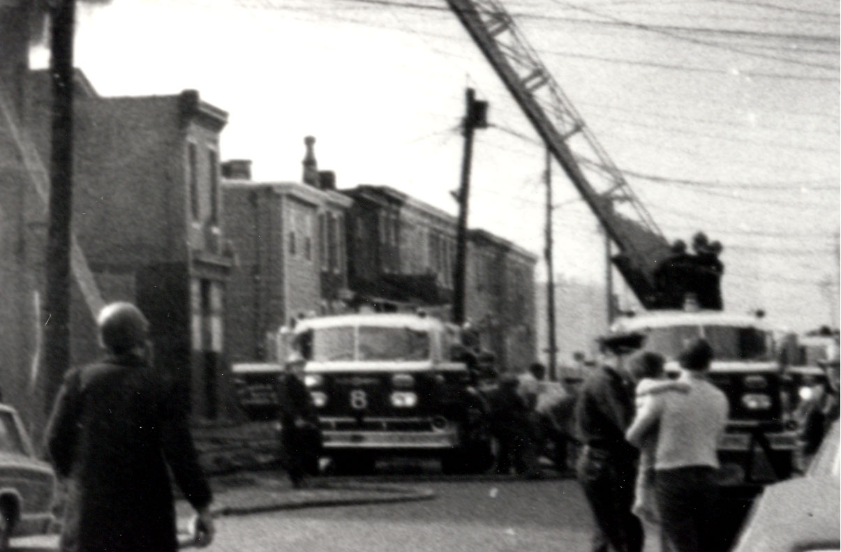 700 Block of Spruce Street — October 1973 fire