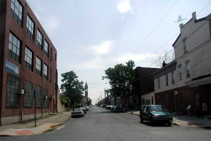 East of South 4th Street on Spruce Street, July 10, 2004