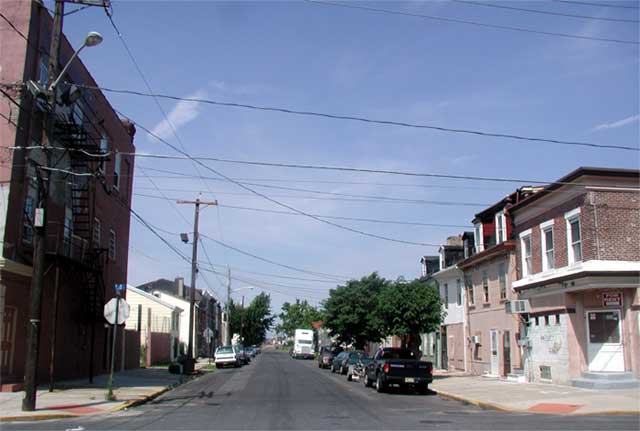 West of South 4th Street on Spruce Street, July 10, 2004