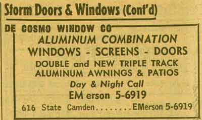 616 State Street — 1955 New Jersey Bell Telephone Yellow Pages