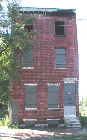 322 Stevens Street — October 1, 2005 — George Whitman's first house site