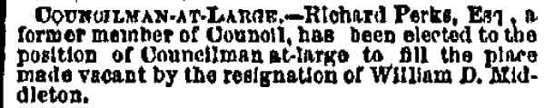 Councilman-at-Large - April 4, 1877