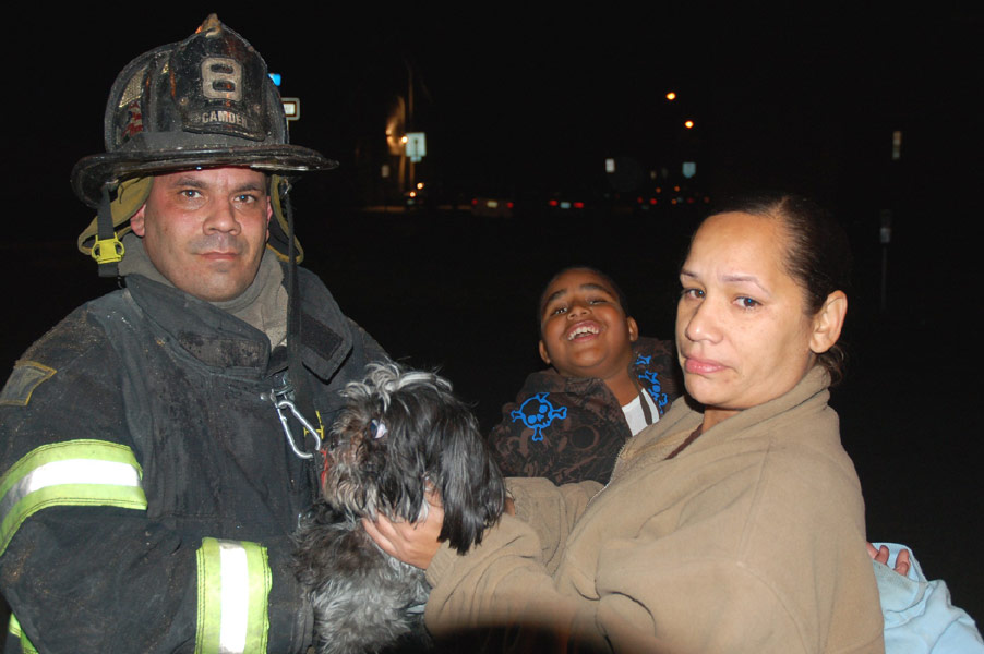 516 Stevens Street — Firefighter Ray Otero reunites dog and family