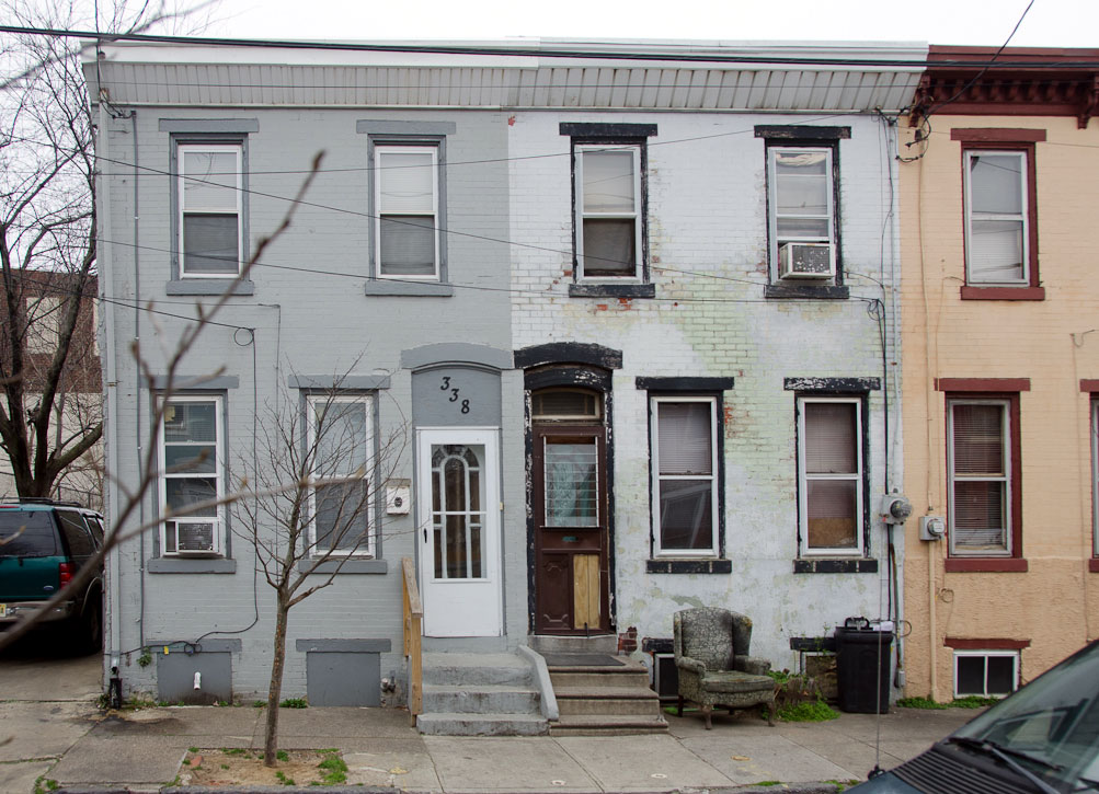 336 & 338 Sycamore Street, photograph taken March 16, 2012