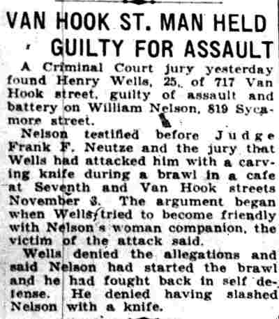 819 Sycamore Street — William Nelson / Frank F. Neutze, Camden Courier-Post, February 24, 1937