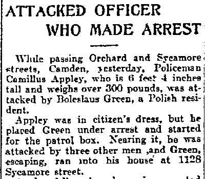1128 Sycamore Street — Bolesalus Green / Camillus Appley, Philadelphia Inquirer, September 2, 1906