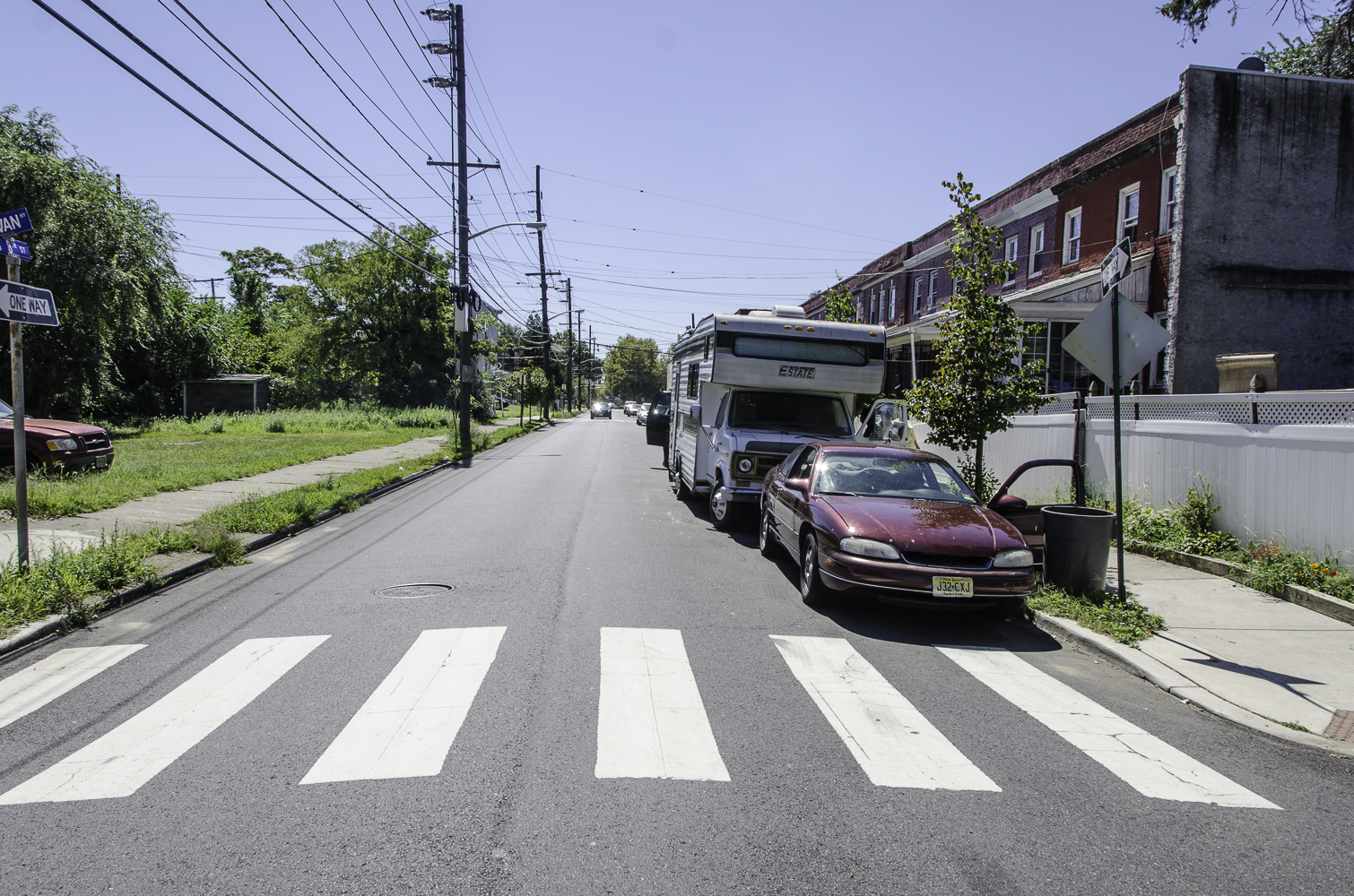 Looking east on Sylvan Street from South 8th Street, September 5, 2013