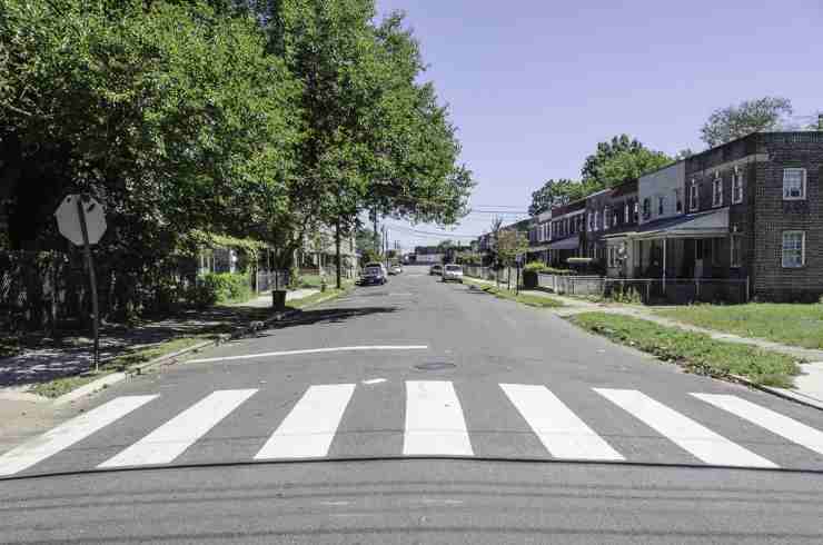 Looking south on South 8th Street from Sylvan Street, September 5, 2013
