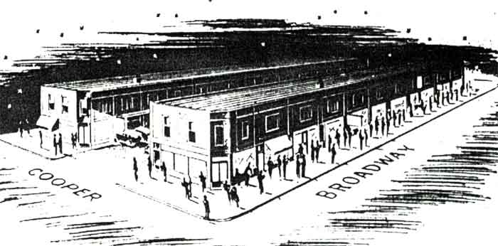 Terminal Block, Northwest Corner Broadway & Cooper Street