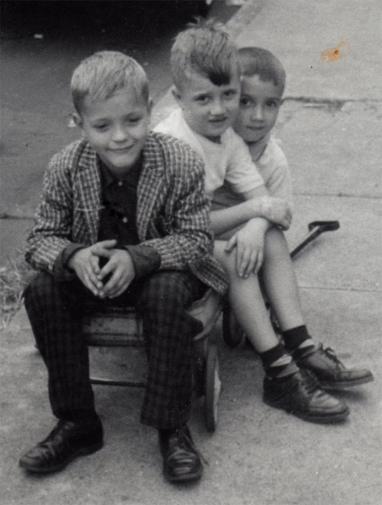 Henry Tarnecki, Kaz Brodowicz, and Rich Brodowicz at 1803 Tioga Street, second view