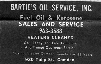 Bartie's Oil Service, Inc., 930 Tulip Street — Camden County Record, November 25, 1976