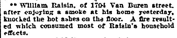 1704 Van Buren Street — Philadelphia Inquirer, February 17, 1906