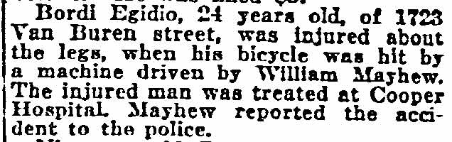 1723 Van Buren Street — Philadelphia Inquirer, October 7, 1922