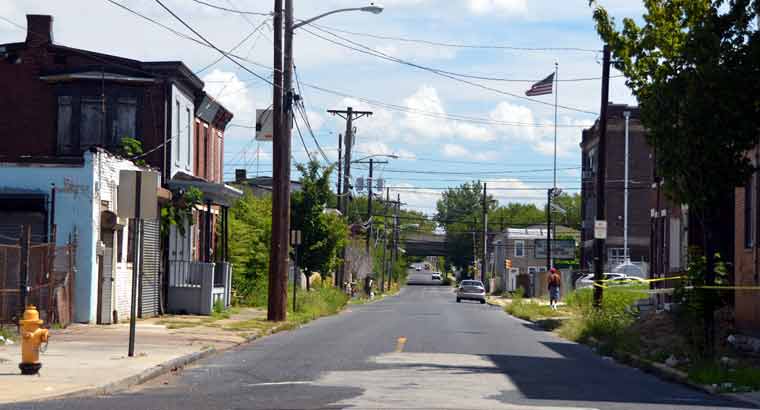 Van Hook Street east of Broadway — August 24, 2011
