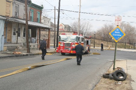 933-941 Vine Street fire, February 27, 2007
