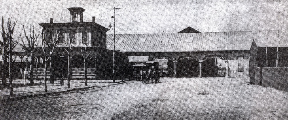 Vine Street Ferry terminal, 1890s