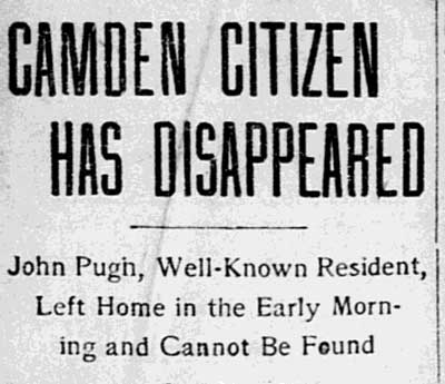 Camden Citizen Has Disappeared, continued