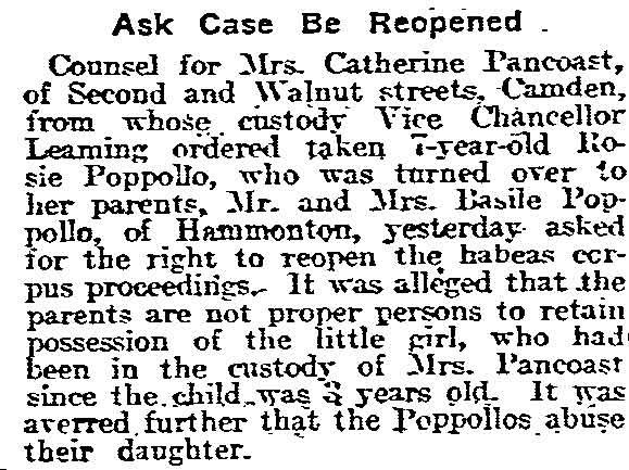 214 Walnut Street newspaper clipping, March 20, 1918