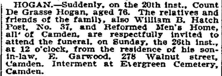 278 Walnut Street newspaper clipping, May 24, 1895
