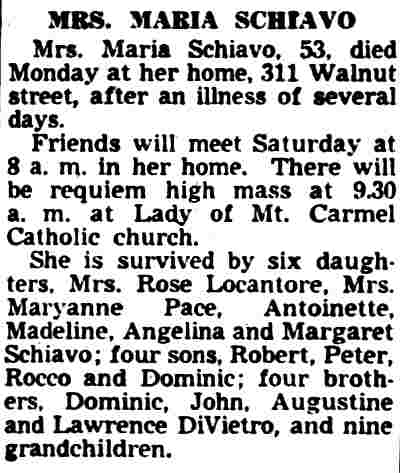 311 Walnut Street newspaper clipping, February 20, 1946