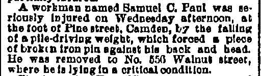 556 Walnut Street, Philadelphia Inquirer, August 3, 1883