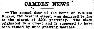 751 Walnut Street, Philadelphia Inquirer, August 10, 1903