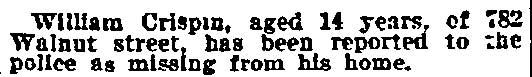 782 Walnut Street, Philadelphia Inquirer, August 7, 1900